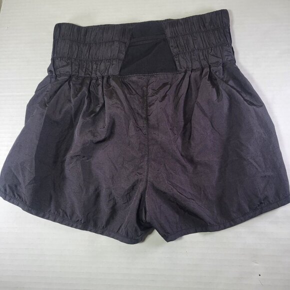 Free People Movement Women High-Waisted Black Nylon Blend Athletic Shorts Size M - Picture 7 of 9